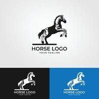horse icon, vector, silhouette vector