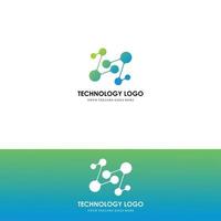 vector de logotipo de tecnología. símbolo de la ciencia.