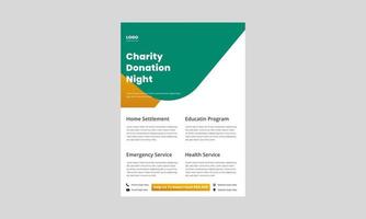 charity donation help the poor flyer design template. charity donation night flyer design. help your charity grow flyer, poster, leaflet design. vector