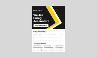we are hiring join our team flyer design template. now we are hiring poster leaflet design. job vacancy hiring flyer design. vector