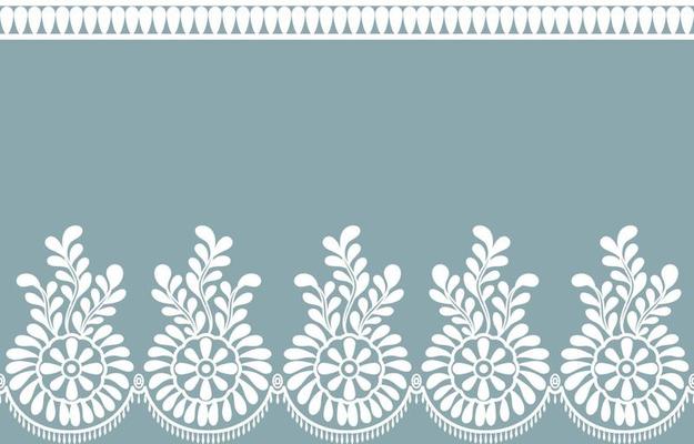 Seamless lace pattern, flower vintage vector background.