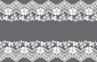 Seamless lace pattern, flower vintage vector background.