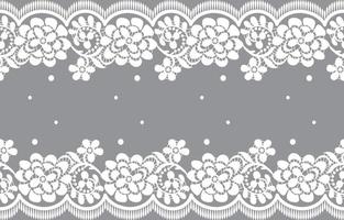 Seamless lace pattern, flower vintage vector background.