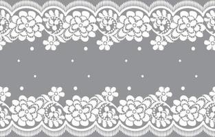 Seamless lace pattern, flower vintage vector background.