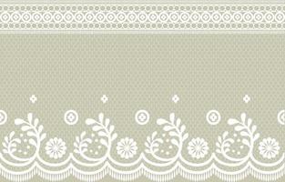 Seamless lace pattern, flower vintage vector background.