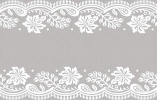 Seamless lace pattern, flower vintage vector background.