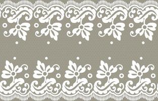 Lace vector fabric seamless pattern