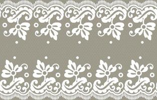 Lace vector fabric seamless pattern