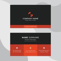 Professional Creative Modern Business Card vector template. Simple and clean print ready design.