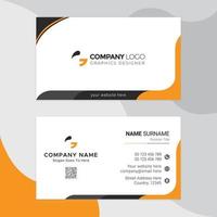 Professional Creative Modern Business Card vector template. Simple and clean print ready design.