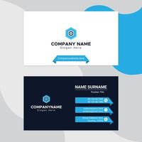 modern vector abstract clean and simple business card template, Horizontal name card, Stylish stationery design and visiting card, Creative and professional business card print ready design.