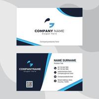 modern vector abstract clean and simple business card template, Horizontal name card, Stylish stationery design and visiting card, Creative and professional business card print ready design.