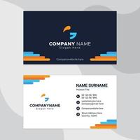 modern vector abstract clean and simple business card template, Horizontal name card, Stylish stationery design and visiting card, Creative and professional business card print ready design.
