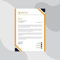 Professional corporate business Modern letterhead vector template. Simple and clean print ready design.