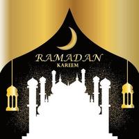 ramadhan kareem vector design modern