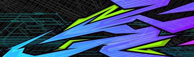 Abstract racing background design vector. vector