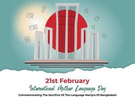 21st February International Mother Language Day vector