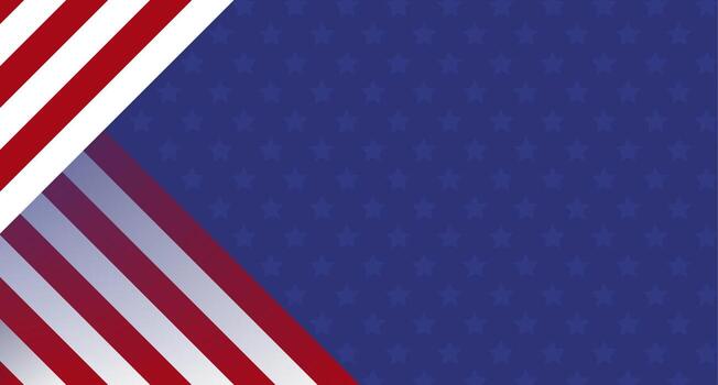 fondo abstracto con elementos de la bandera americana en colores rojo y azul vector