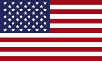 vector image of american flag