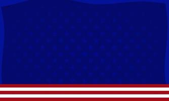 Abstract background with American flag elements in red and blue colors vector
