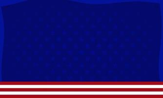 Abstract background with American flag elements in red and blue colors vector