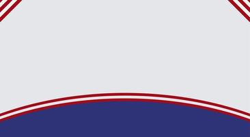 Abstract background with American flag elements in red and blue colors vector