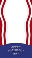 Abstract background with American flag elements in red and blue colors vector