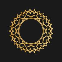 Ornate element for design place for text, wedding invitations and greeting cards vector