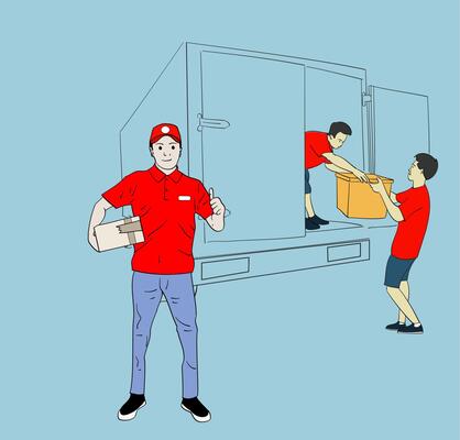 Loading And Unloading Vector Art, Icons, and Graphics for Free Download