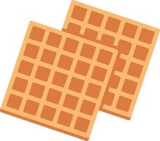 Waffle Filled Outline Icon Vector