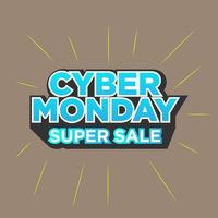Cyber Monday Sale 01 vector