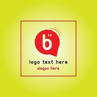 B LETTER LOGO vector