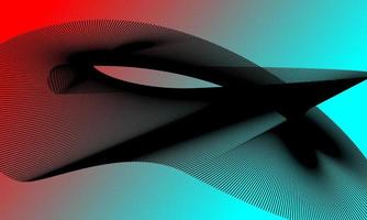 Illustration of graphic Geometric abstract dynamic background. wave flow. Technology vector gradient illustration