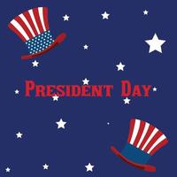 Illustration vector happy president day