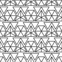 Seamless abstract geometric pattern vector