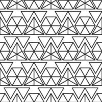 Seamless abstract geometric pattern vector