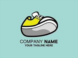 cool shoes icon logo vector