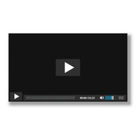 Player for web and mobile apps. Video player interface background. Vector illustration