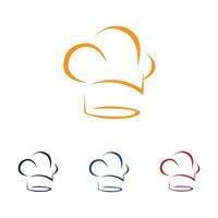 chef hats logo vector