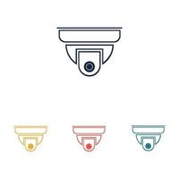 cctv logo illustration vector