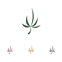 cannabis logo design vector