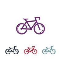 vector de logotipo de bicicleta