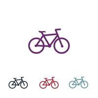 vector de logotipo de bicicleta