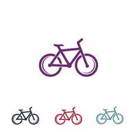 vector de logotipo de bicicleta