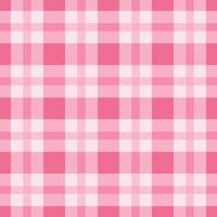 Pink seamless pattern cloth graphic simple square tartan pattern vector