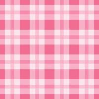 Pink seamless pattern cloth graphic simple square tartan pattern vector