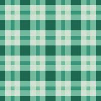 Green seamless pattern cloth graphic simple square tartan pattern vector