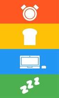 Daily activity icon vector
