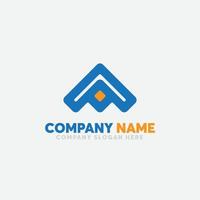 Simple A letter logo. Initial letter A logo vector design template