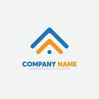 Simple A letter logo. Initial letter A logo vector design template